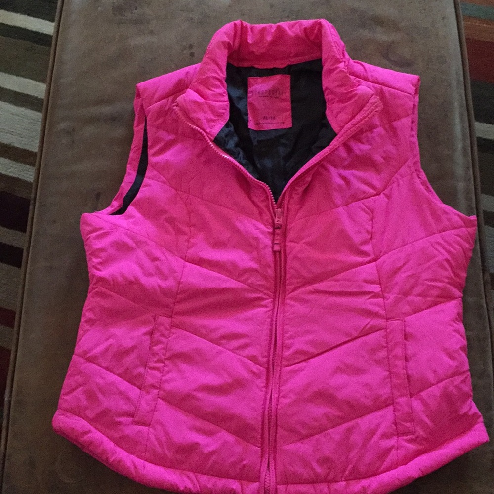 Hot pink vest